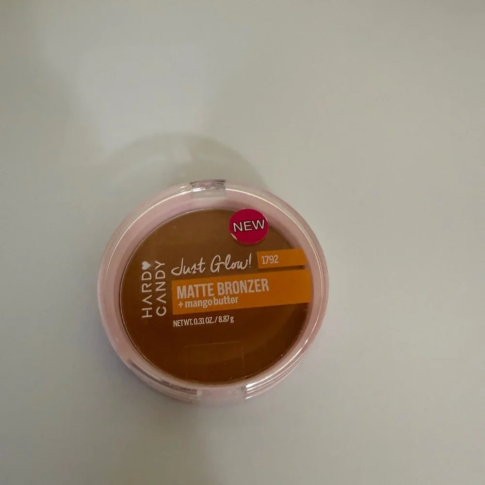 Hard Candy Just Glow Matte Bronzer Womens 0.31oz 1792 Heat New Mango Butter 2/10